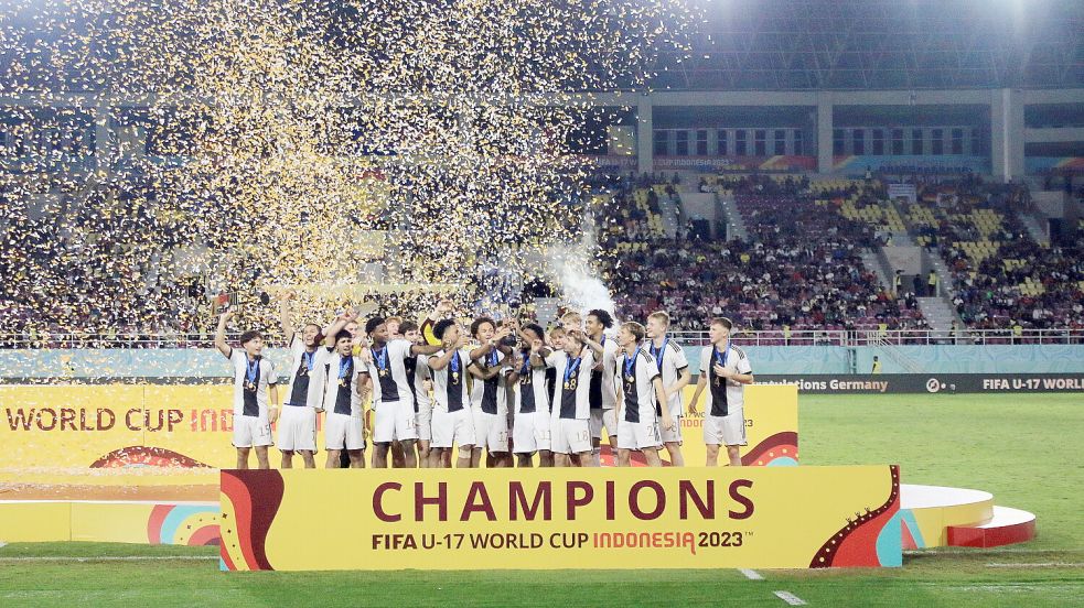 Die nächste „Goldene Generation“? Die U17 des DFB nach dem Gewinn des WM-Titels in Indonesien. Foto: UcieMickey