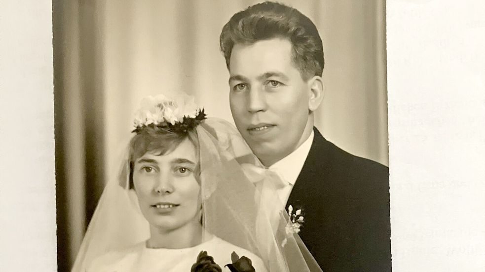 Unter der Haube: Am 7. Dezember 1963 haben Gebke und Alwin Schoneboom geheiratet. Foto: privat