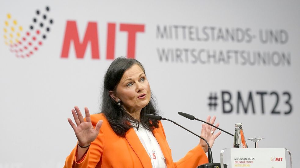 Gitta Connemann (Hesel), Bundestagsabgeordnete der CDU und Vorsitzende der Mittelstands- und Wirtschaftsunion (MIT). Foto: Brandt/DPA/Archiv