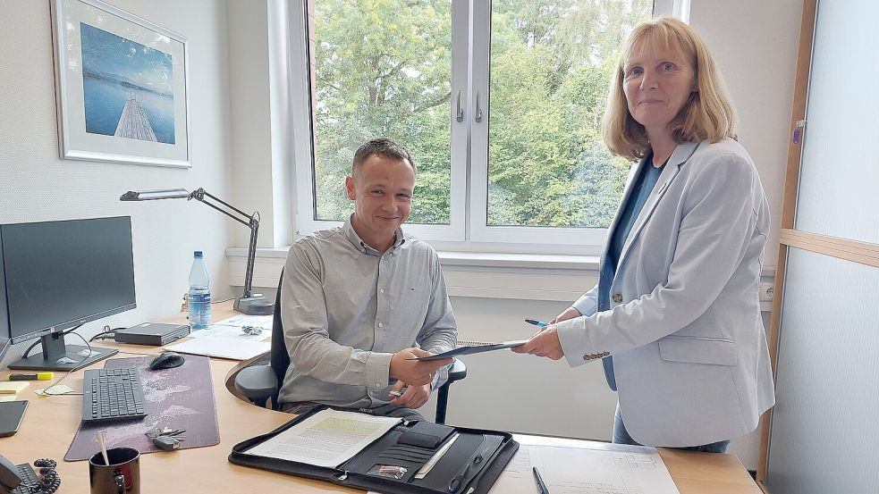 Oliver Janssen ist der neue allgemeine Stellvertreter von Bürgermeisterin Hilke Looden. Foto: Hanssen/Archiv