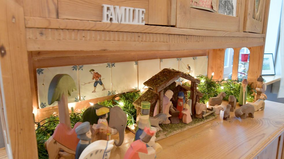 Einen Stall der besonderen Art gibt es auch im Haus der Familie Post de Buhr.