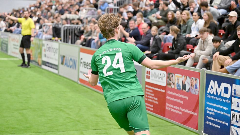 Der SV Wallinghausen durfte das Weiterkommen feiern. Foto: Doden/Blomberg