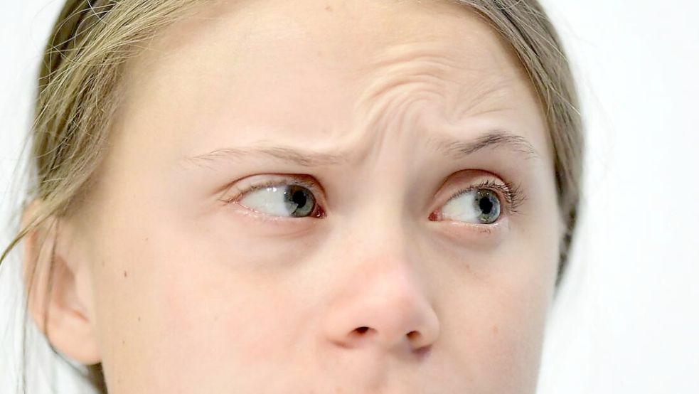 Greta Thunberg hat mit antisemitischen Parolen für Empörung gesorgt. Foto: AFP/Christina Quicler