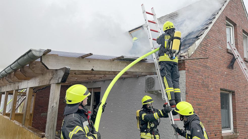 Am Samstag war die Feuerwehr im kreis Wittmund im Einsatz. Foto: Kreisfeuerwehrverband Landkreis Wittmund