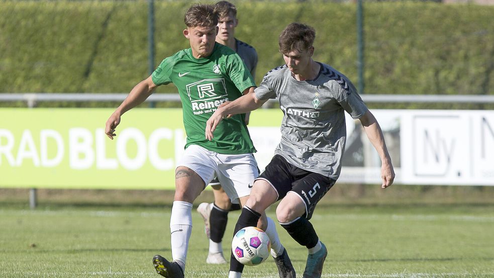 Steef Borgman (links) wird GW Firrel aller Voraussicht nach verlassen. Foto: Doden, Emden