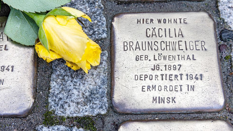 Gravierte Stolpersteine erinnern in vielen deutschen Städten an die Opfer des Nationalsozialismus. Foto: dpa/Sascha Lotz