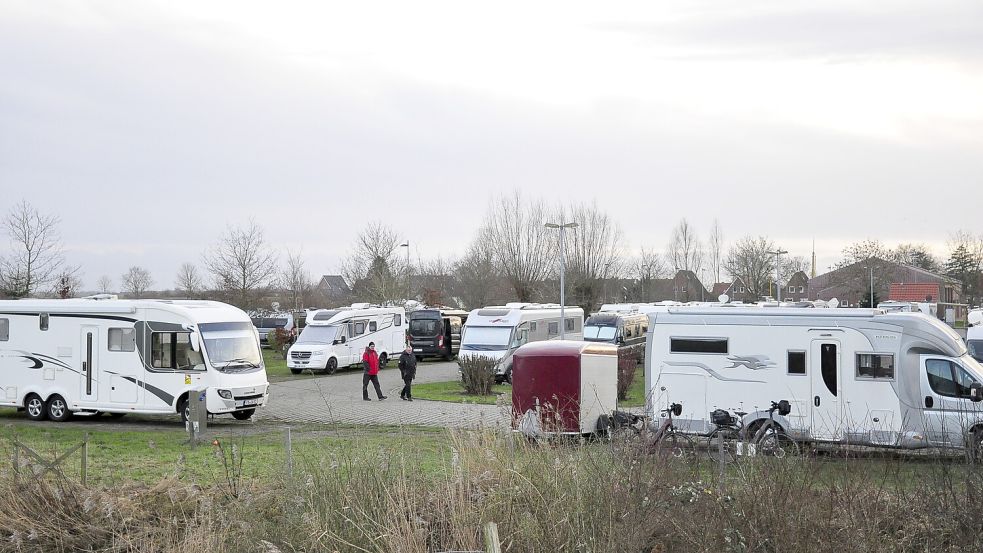 Wohnmobilisten schätzen die Gemeinde Jemgum zu jeder Jahreszeit. Foto: Wolters/Archiv