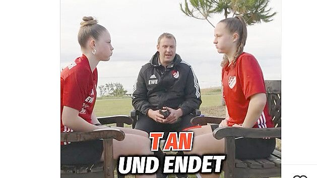 Aurichs Coach Stefan Wilts stellte in Belek die Fragen. Screenshot/SpVg Aurich/Instagram