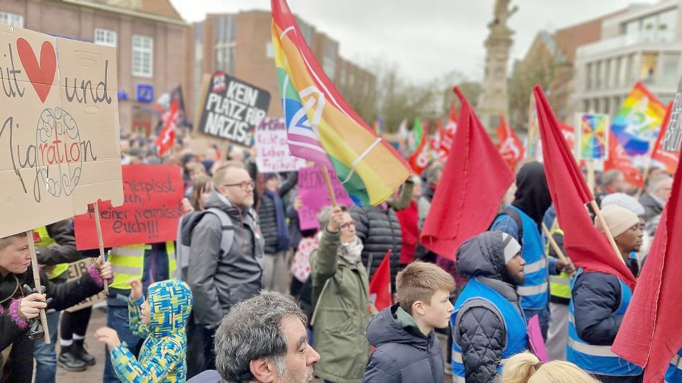 Wie in Leer soll auch in Weener eine Demo für Vielfalt stattfinden. Foto: Gettkowski/Archiv