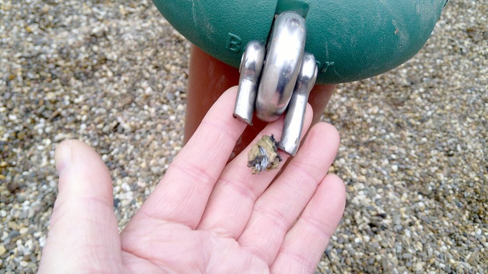 Scharfkantige Schnittstellen blieben bei der Sachbeschädigung durch noch Unbekannte am Spielplatz zurück. Foto: Stadt Emden