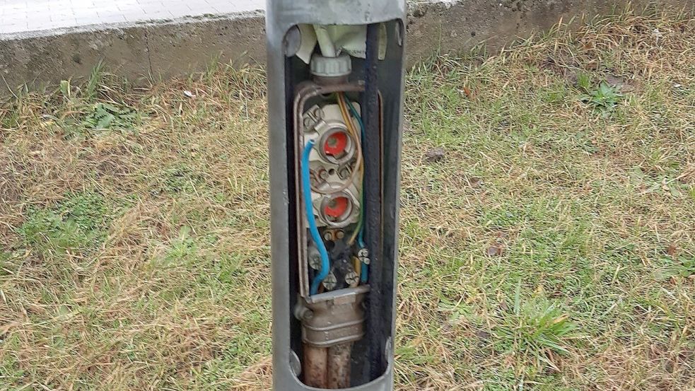 Zahlreiche Straßenlaternen im Stadtgebiet wurden erst vor kurzem beschädigt. Foto: Stadt Emden