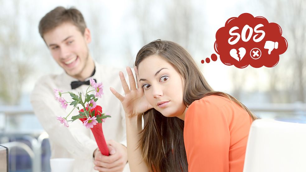 Nicht immer laufen erste Treffen rund – wie auf diesem Symbolfoto. Foto: Adobe Stock/Illustration: Menninga