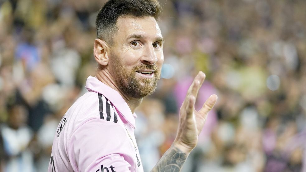 Weltmeister Messi ist in den USA der Superstar der MLS. Foto: DPA
