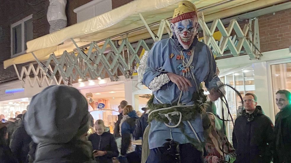 Halloweenin Esens ist nichts für schwache Nerven. Foto: Melanie Hanz