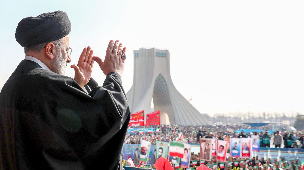 Das Regime im Iran um Präsident Ebrahim Raisi fürchtet sich vor einer niedrigen Wahlbeteiligung. Die Regierung ist sich der Unterstützung der iranischen Bevölkerung nicht mehr sicher. Foto: dpa/Iranian Presidency