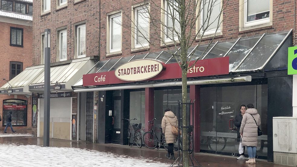 Das Schild "Stadtbäckerei" hängt noch immer am "Hartmann-Haus". Lange steht es schon leer. Foto: Müller/Archiv