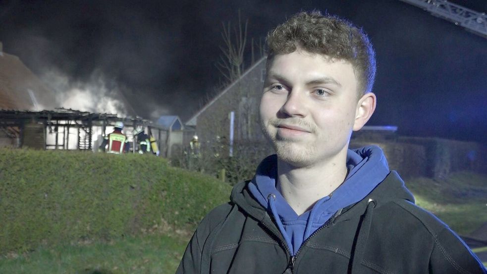 Der 21-jährige Tim Wissmann zögerte nicht lang und half einer Frau aus ihrem brennenden Haus. Foto: Loger