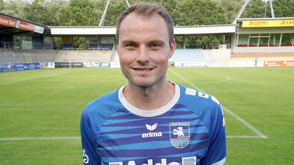 Manuel Meints erzielte den Esenser Treffer. Foto: Steenhoff