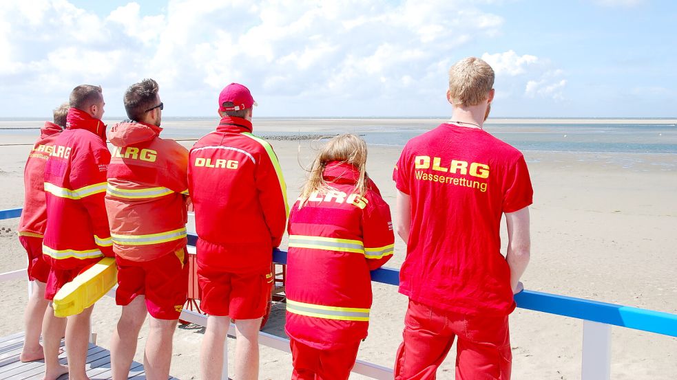 Die DLRG hat in diesem Jahr auch das Badefeld am Nordstrand wieder genau im Blick. Foto: Ferber
