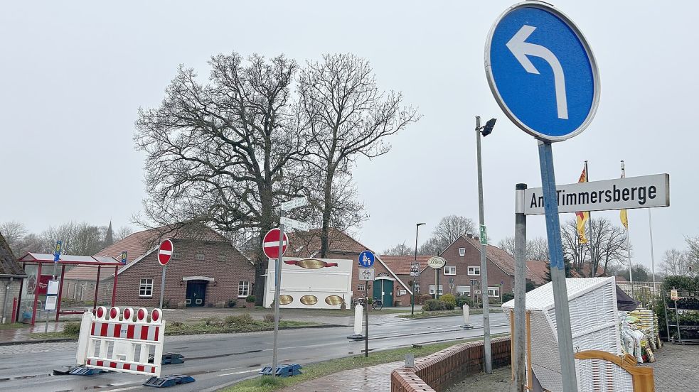 Von vielen Straßen lässt sich nur noch in eine Richtung abbiegen. Foto: Heinig