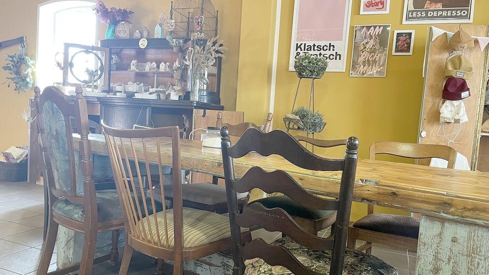 Urig und gemütlich sieht es im Café aus – einfach zum Wohlfühlen.