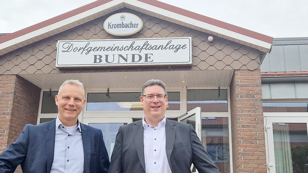 Yvar van den Winkel, Bergbau-Direktor bei Nobian, stellte das Projekt gemeinsam mit Thorsten Krekels, Geschäftsführer von Nobian-Deutschland, im Gespräch mit dieser Zeitung vor. Foto: Gettkowski