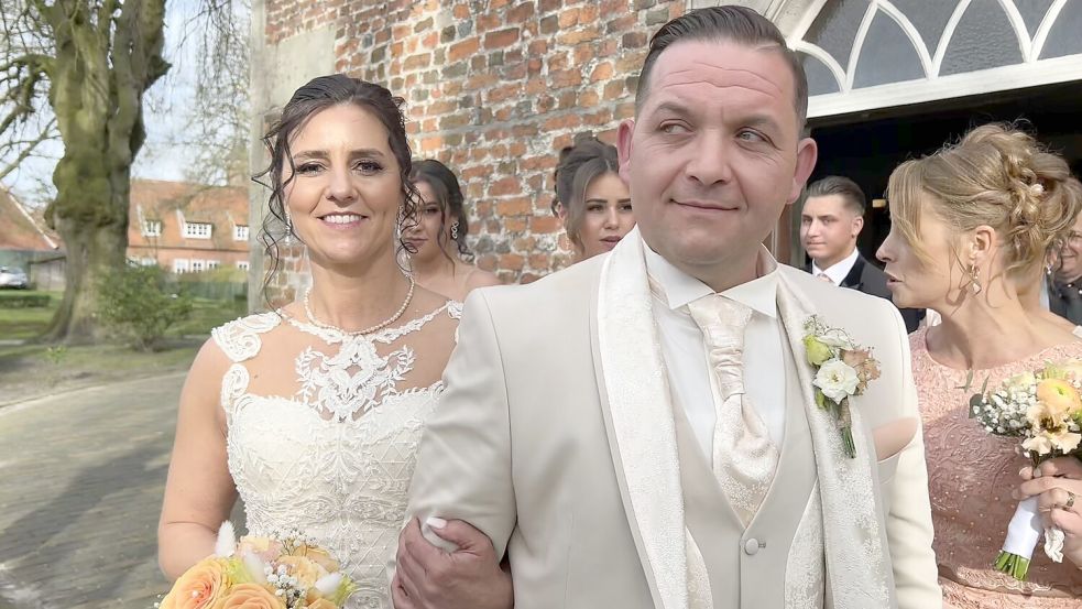 Frisch verheiratet: Seit dem 26. März 2024 sind Daniela und Simon Trumpf nach mehr als 20 Jahren Verlobung Ehefrau und -mann. Foto: Heinig
