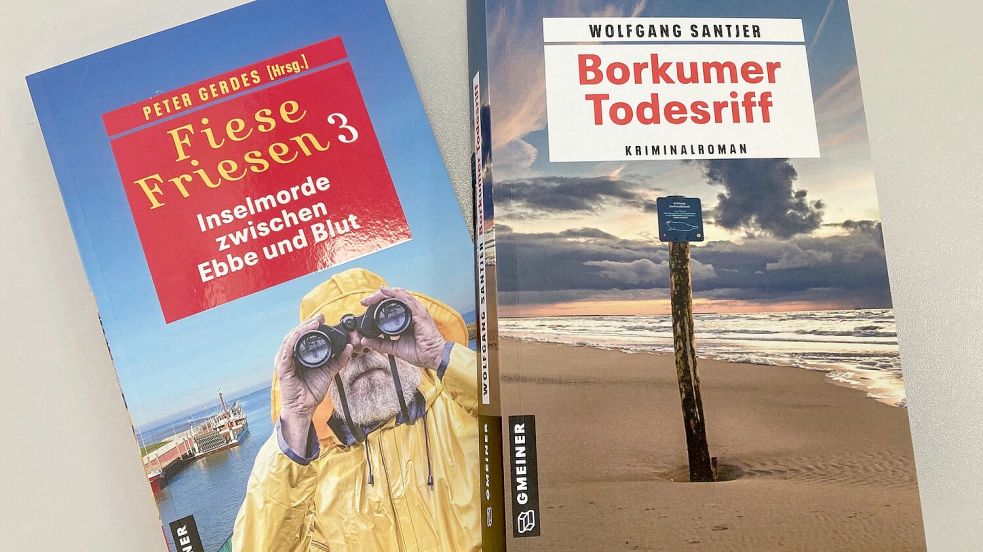 Ein Insel-Krimi und eine Sammlung mit Kurzkrimis sind im Gmeiner-Verlag erschienen. Foto: Mimkes