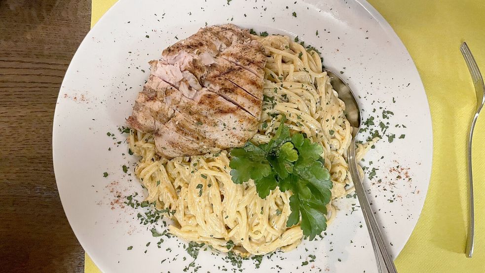 Spaghetti alla Gorgonzolasauce: 14,90 Euro.
