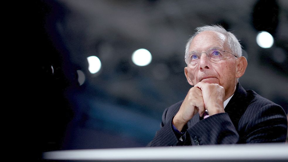 „Helmut, ich glaube nicht, dass wir mit dir gewinnen“: CDU-Stratege Wolfgang Schäuble (1942-2023). Foto: AFP/RONNY HARTMANN