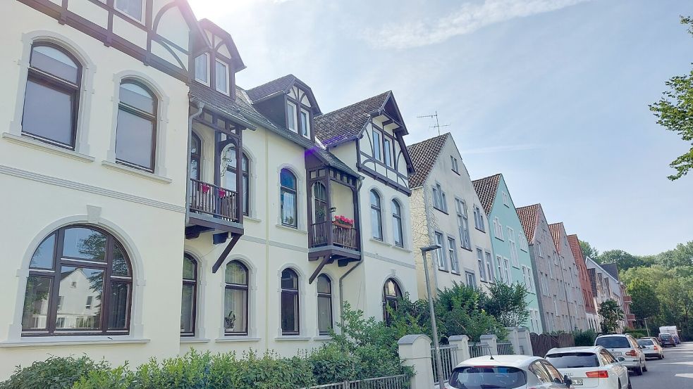 In Barenburg gibt es unterschiedliche Wohnformen: Reihenhäuser, Blocks, Einfamilienhäuser und ein Hochhaus. Foto: Hanssen/Archiv