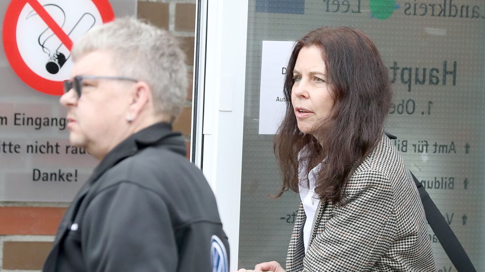 Anja Arndt, Vorsitzende der AfD Ostfriesland. Foto: Hock