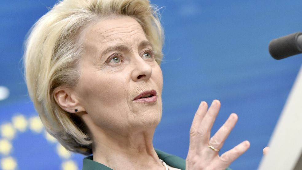 Fehlt erstmal auf den CDU-Plakaten zur Europa-Wahl: Kommissionspräsident Ursula von der Leyen. Foto: Harry Nakos