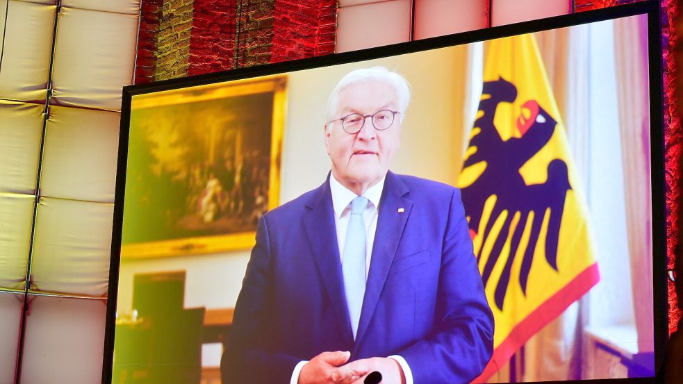 Bundespräsident Frank-Walter Steinmeier gratulierte Eske Nannen in einer Videobotschaft.