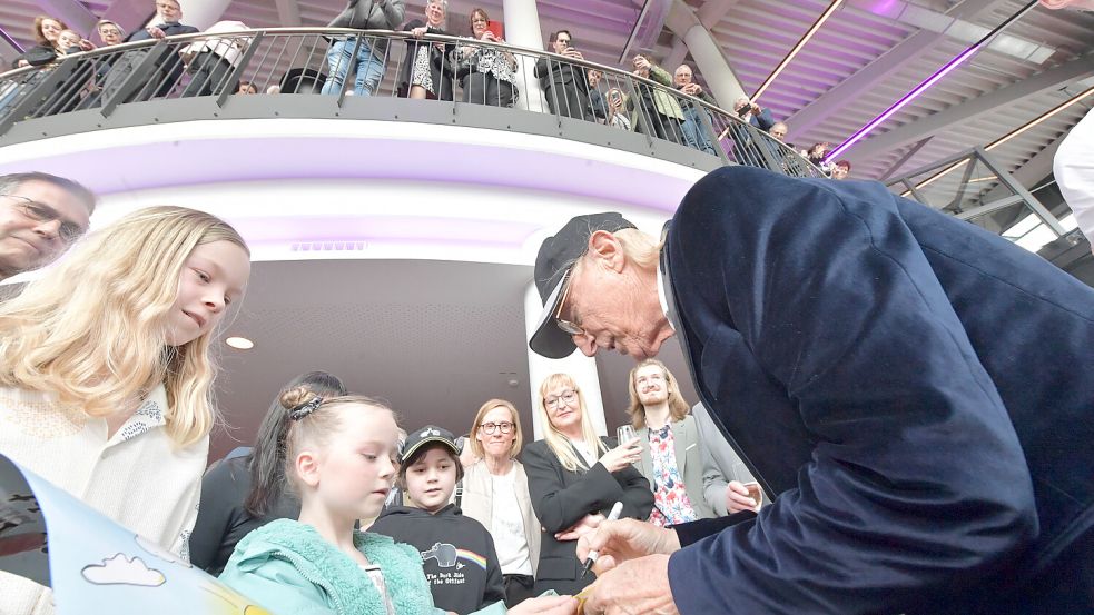 Otto Waalkes hatte immer Zeit für seine kleinen und großen Fans.