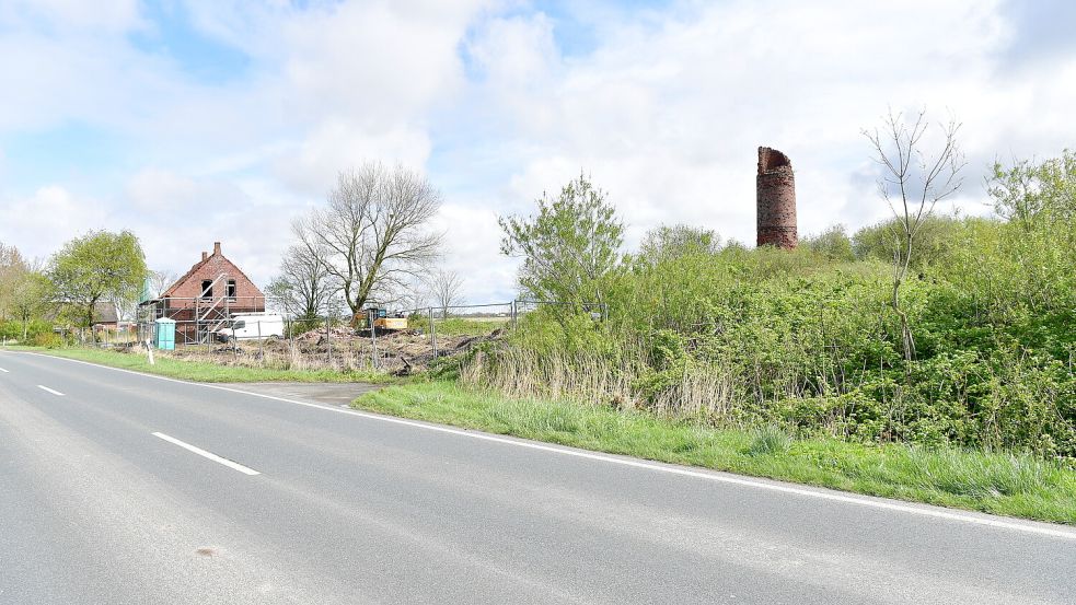 Die Alte Ziegelei befindet sich an der Kreisstraße (Neu-Etumer-Straße) bei Pilsum. Foto: Wagenaar