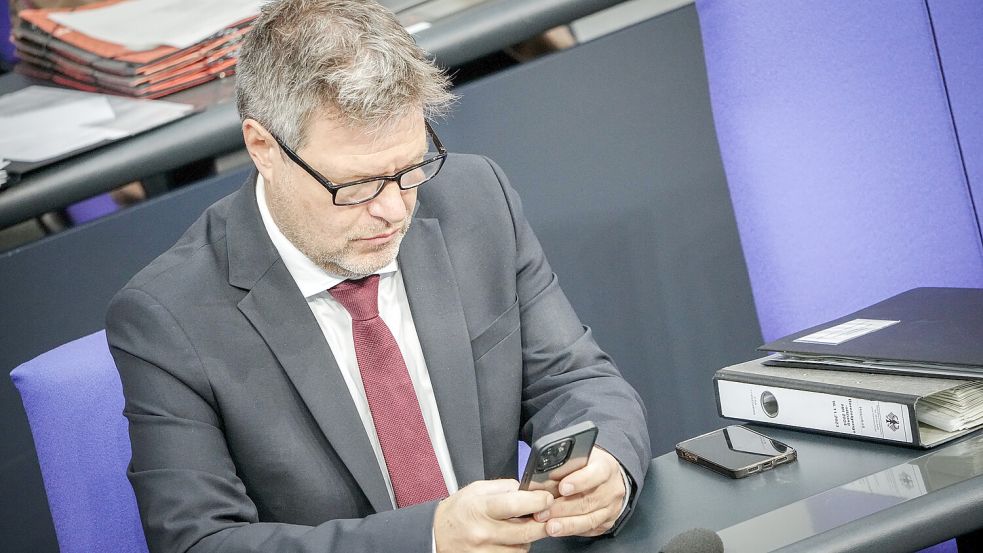 Bundeswirtschaftsminister Robert Habeck ist jetzt bei TikTok. Foto: dpa/Kay Nietfeld