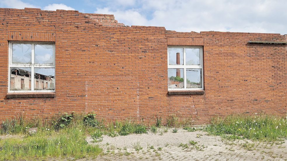 Von der 2008 stillgelegten Ziegelei stehen nur noch Ruinen. Foto: Gettkowski