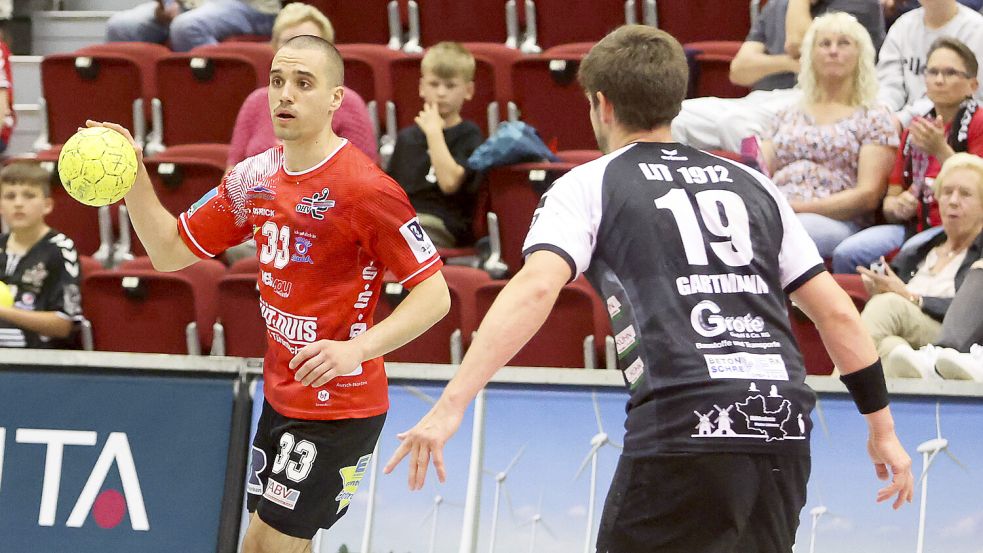 Balázs Molnar bestritt als einer von mehreren Spielern seine letzte Partie im Dress des OHV Aurich.