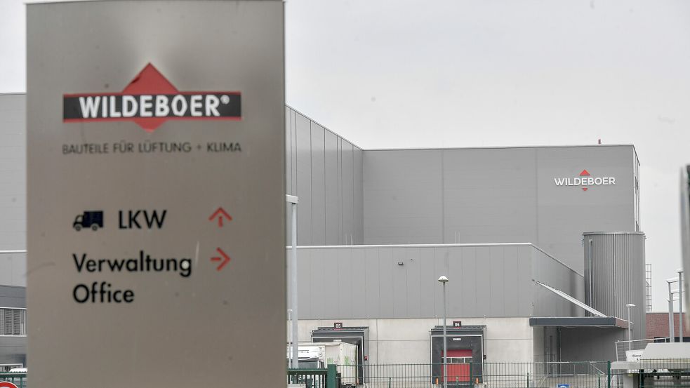 Der Firmensitz von Wildeboer befindet sich am Marker Weg in Weener. Im Hintergrund ist die neueste Halle zu sehen. Foto: Ortgies