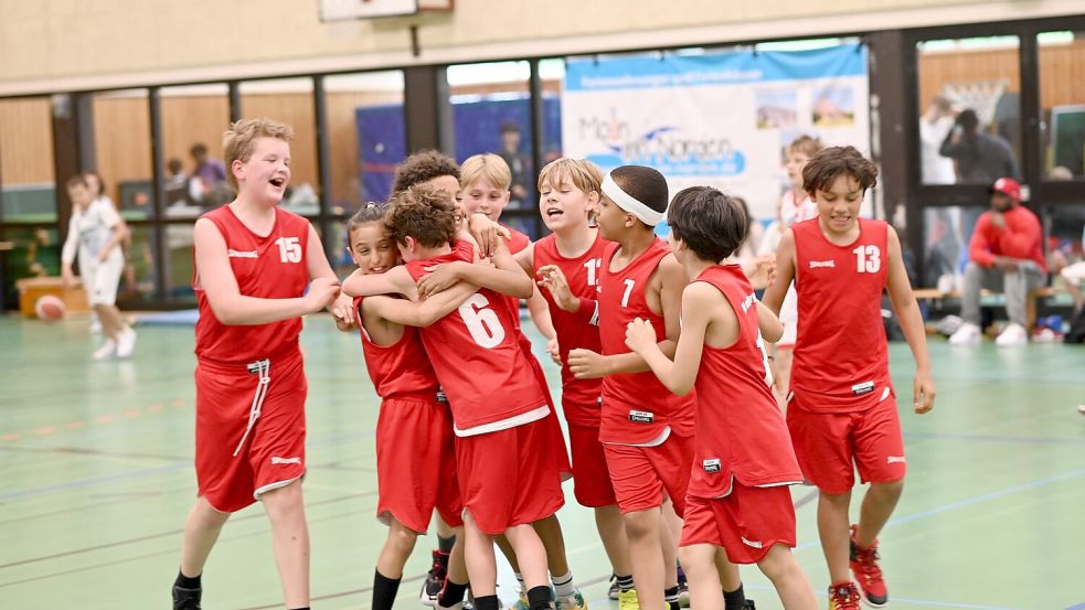 Die Weddinger Wiesel aus Berlin siegten bei der U11 und gewannen das Endspiel um den Aldi-Cup am Wochenende gegen den Gastgeber. Foto: Privat