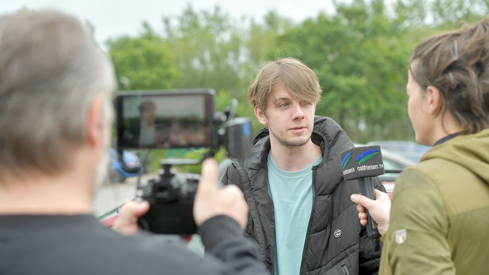 Ole van Rüschen (22) findet das AfD-Ergebnis „sehr erschreckend“. Foto: Ortgies