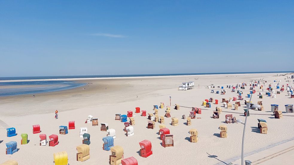 Für den Gästebeitrag auf Borkum müssen Erwachsene derzeit ganzjährig einheitlich 4,80 Euro/Übernachtung bezahlen. Foto: Ferber