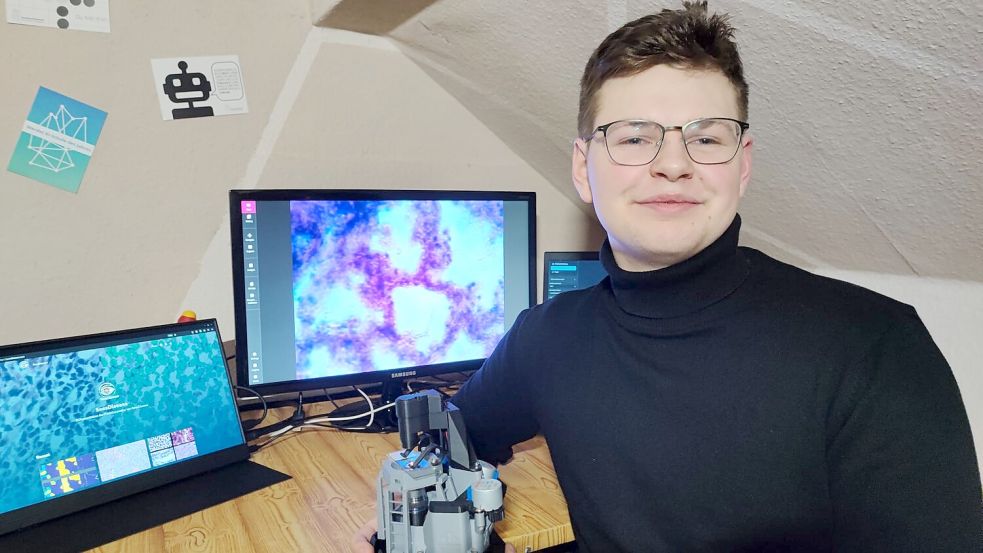 Der 17-jährige Lorenz Rutkevich vom TGG war im Finale von „Jugend gründet“. Foto: „Jugend gründet“
