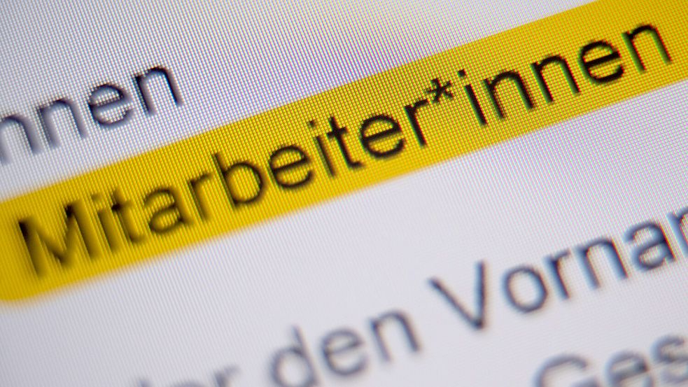 Das bleibt: In offiziellen Texten der Verwaltung wird das Gendersternchen weiter genutzt. Foto: dpa