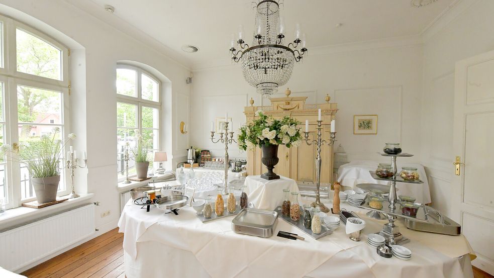 Das Ambiente im Hochzeitshaus ist eine Augenweide. Foto: Ortgies