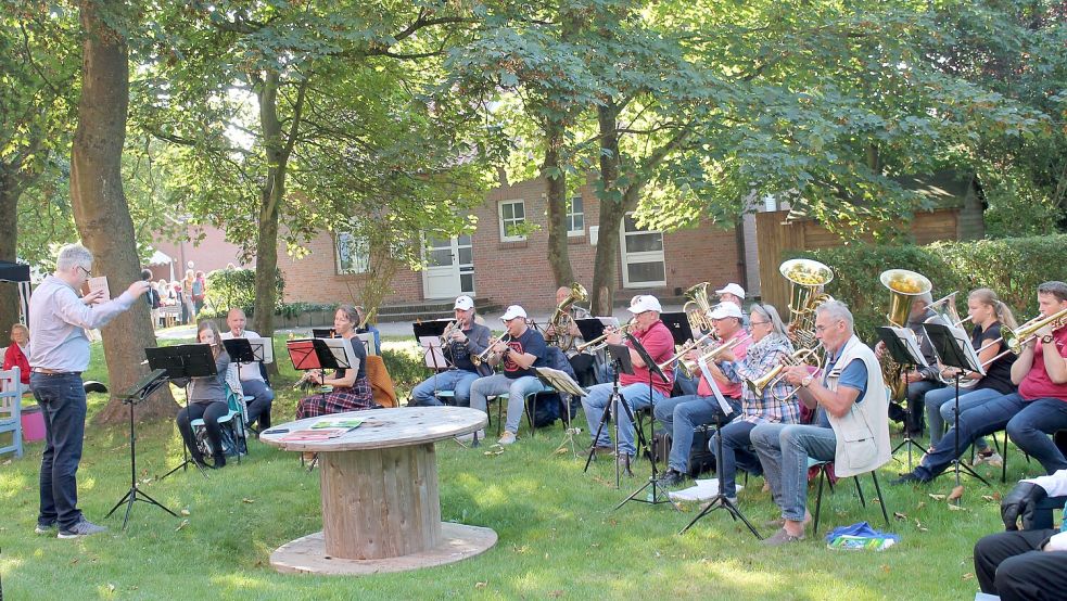 Der Posaunenchor ist fester Bestandteil des Sommerfestes. Foto: privat