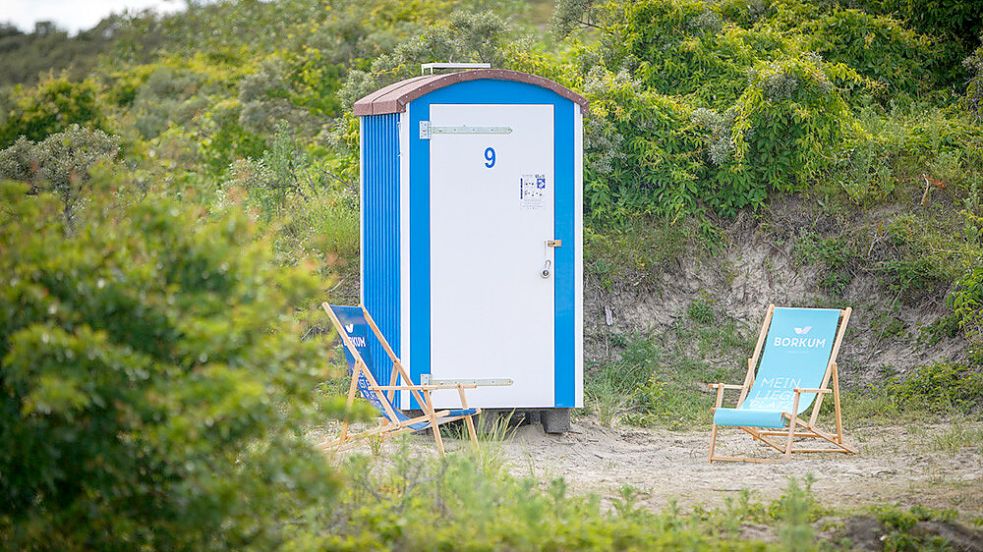 Die FKK-Budjes in Borkums Olde Dünen: Vier von ihnen stehen nun auch Textilträgern zur Verfügung. Foto: Andreas Behr/Nordseeheilbad Borkum GmbH