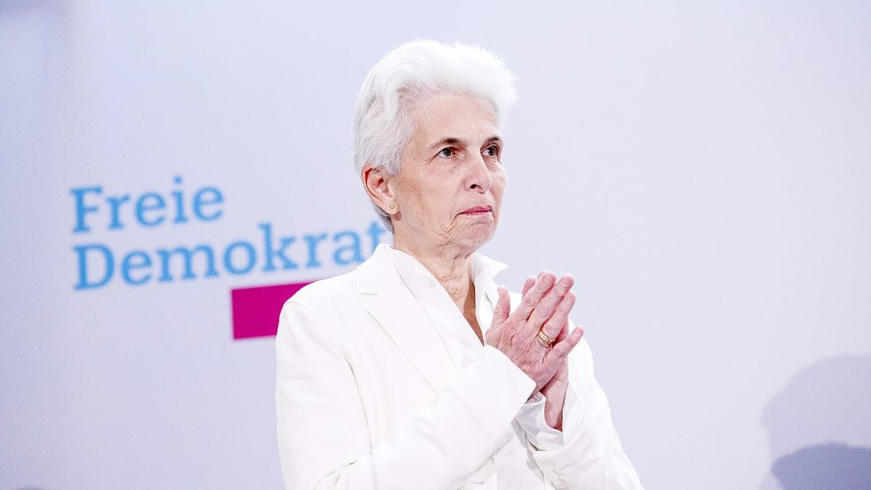 Marie-Agnes Strack-Zimmermann (FDP) hält Joe Biden in seiner derzeitigen Verfassung nicht für stark genug, um gegen Donald Trump im US-Wahlkampf anzutreten. Foto: dpa/Carsten Koall