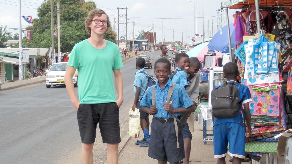 2012 begann Thilko Gläßgen ein FSJ in Ghana. Foto: privat/Archiv